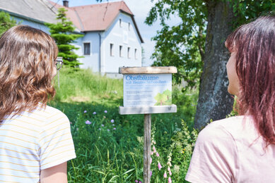 Besucherinnen beim Erkunden des Frei-Hof Gelände | © SONNENTOR/@nudlholz.at