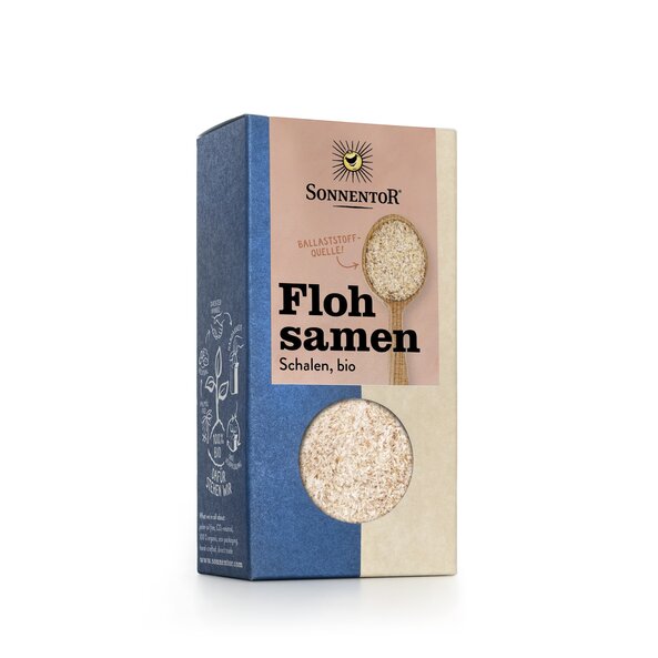 Flohsamenschalen bio 50 g, Packung