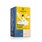 Ein Bild von einer Packung Schutzengel Tee. Auf dem gelben Etikett ist ein ein Engel der auf einer Wolke sitzt zu sehen.