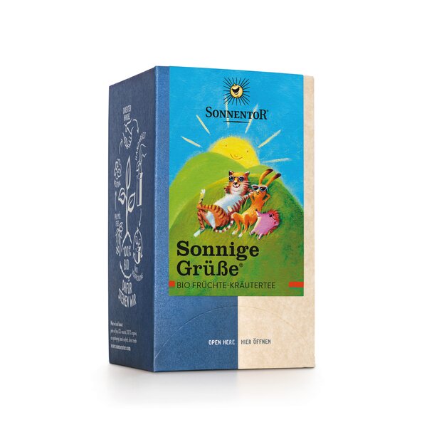 Sonnige Grüße® Tee bio 45 g, Doppelkammerbeutel