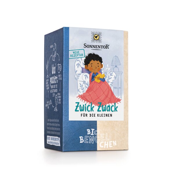 Zwick Zwack für die Kleinen Tee Bio-Bengelchen® bio 21,6 g, Doppelkammerbeutel