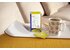 Foto von einer Packung Pipifein Tee Bio-Kräuter-Früchteteemischung, rechts eine Teetasse und in einer Schüssel Knäckebrot.