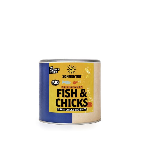 Fish & Chicks Grillgewürz bio 220 g, Gastrodose klein