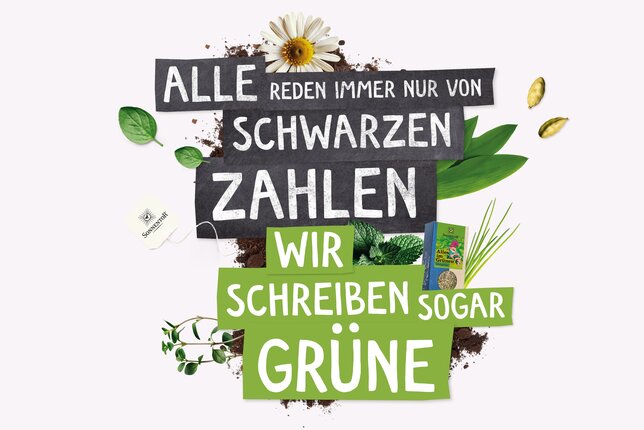 Teaser: "Alle reden immer nur von schwarzen Zahlen, wir schreiben sogar grüne" | © SONNENTOR